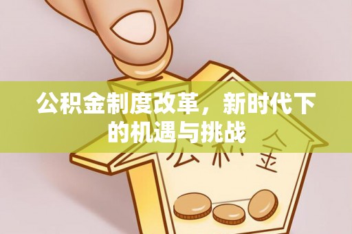 泗礁公积金制度改革，新时代下的机遇与挑战