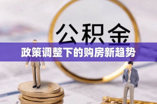 泗礁政策调整下的购房新趋势