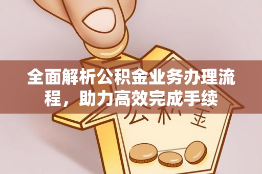 泗礁全面解析公积金业务办理流程，助力高效完成手续